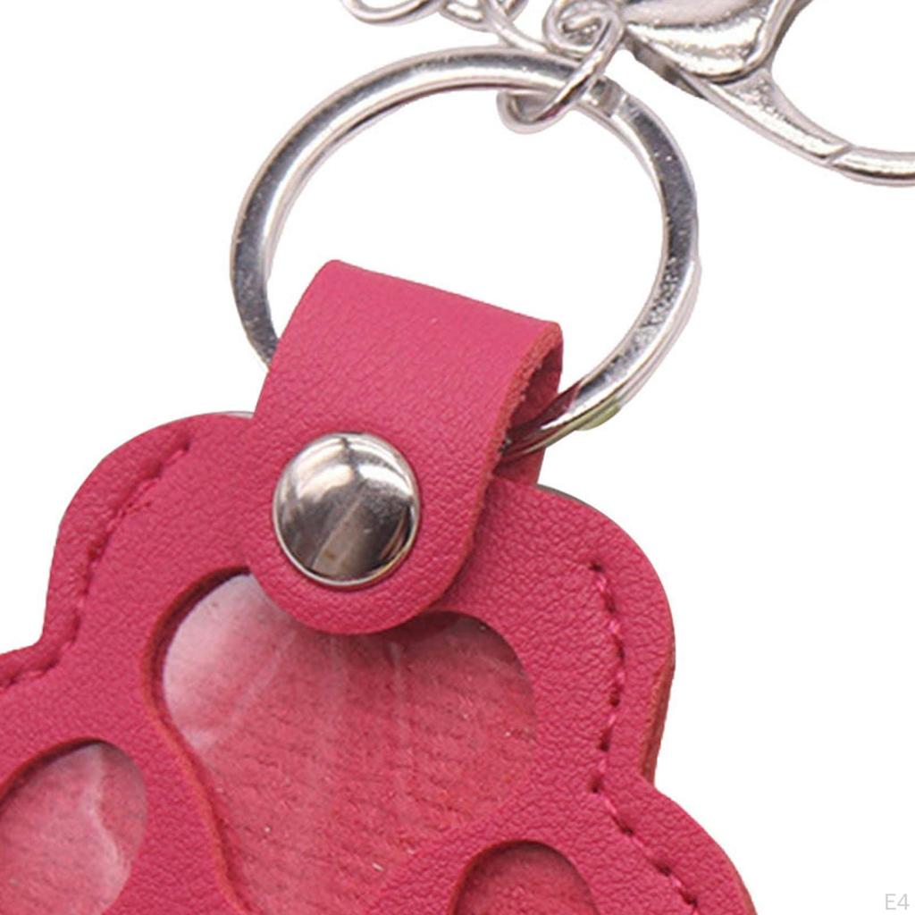 Cat Paw Keychain As Pet Hair Storage, Leather Bag Charm for Purse Accessories