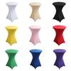 Cocktail Table Cover Stretch Tablecloth Height 110cm Round Diameter 80cm Four Way Stretch Spandex Bar 10 Colors