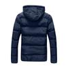 Men's Hooded Cotton Padded Jacket Men's Extra Thick Warm Short Cotton Padded Jacket