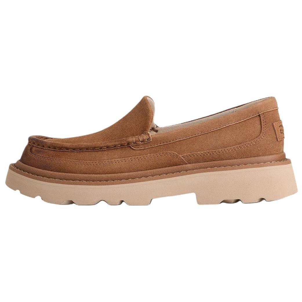 

UGG Лоферы Ascot из кожи, слипоны, удобные, мужские, каштановые, 1172691-CHE 42