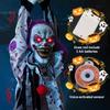 Halloween Decorations Electric Voice-activated Hanging Ghost Clown Hanging Ghost Haunted House Horror Decoration Props