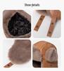 Unisex Winter Windproof Leather Aviator Hat with Warm Ear Protection