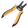 Wire Stripper Cutter Carbon Steel Multifunctional Electrical Wire Pliers with Safety Lock for 10 to 22AWG Solid Wires