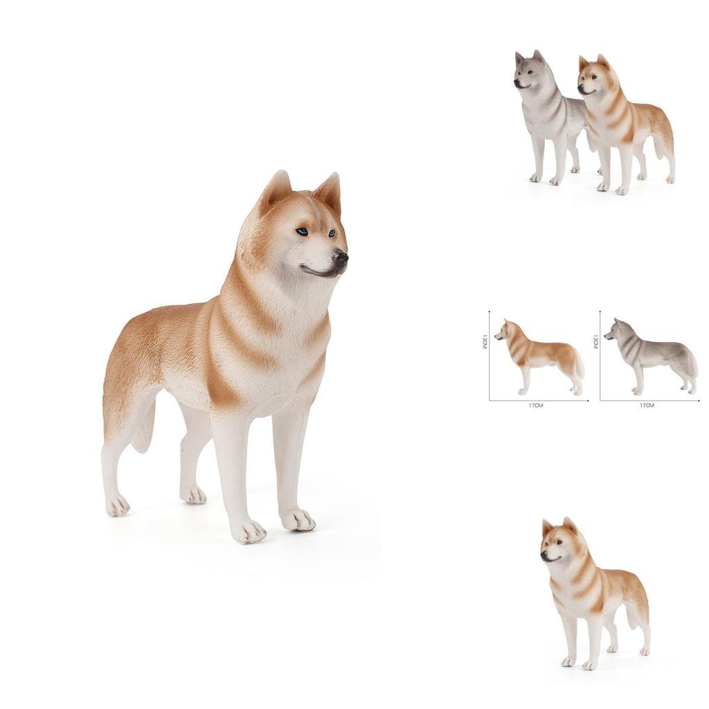 Hand Painted Husky Sled Dog Figurine For Animal Lovers And Collectors