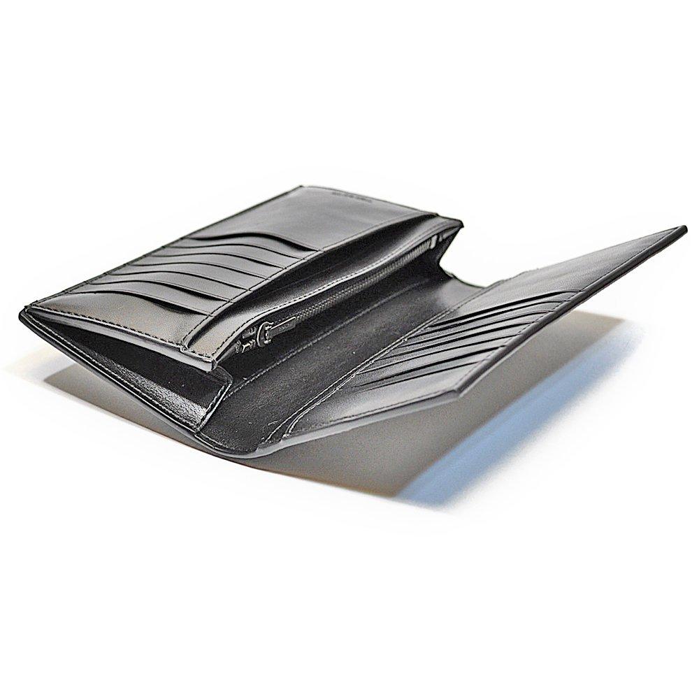 Coach F75013 Canvas Coated Long Wallet In Charcoal/Black [Used]