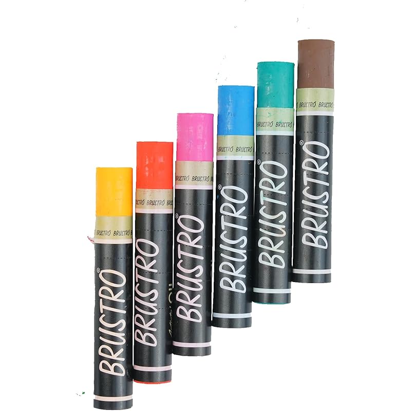 

Brustro Artist Oil Pastels Set Of 24 (Regular) 1 count (Pack of 1) разноцветный