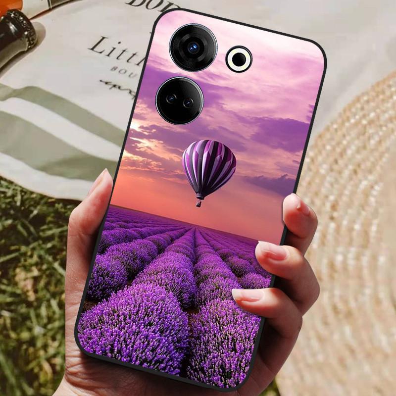 Für Tecno Camon 20 4G Hülle Silikon Rückseite Handyhülle für Tecno Camon 20 Pro 5G Hüllen Camon20 Pro 4G Weiche Bumper Coque Hülle