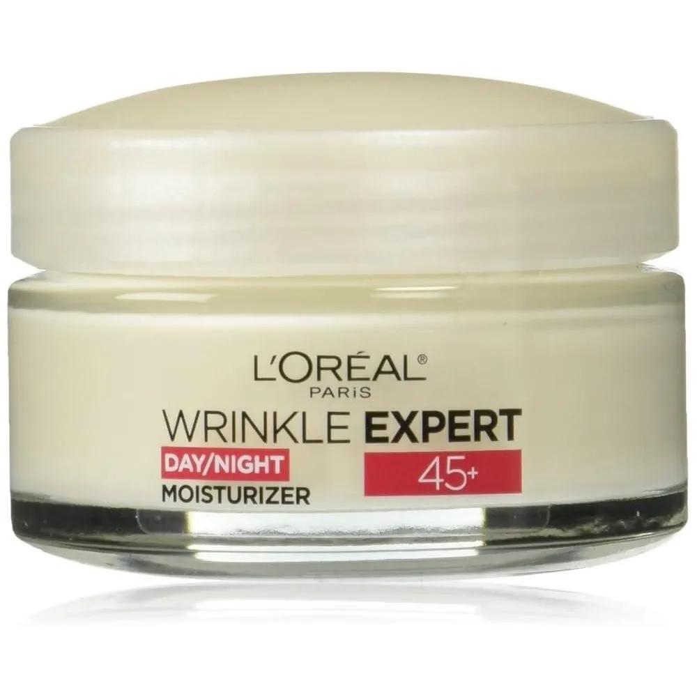

LOREAL Paris Skincare Expert 45+ Face Moisturizer, Contains Retinopeptide, Non-greasy, Sensitive Skin 48g