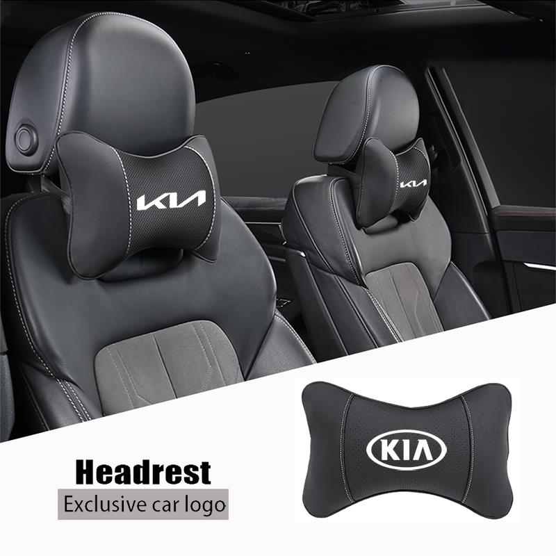 Car Headrest Auto Breathable Seat Neck Pillow Accessories For KIA EV6 Stinger RIO Sorento Picanto Ceed Borrego Syros K4 K5 K8 K9