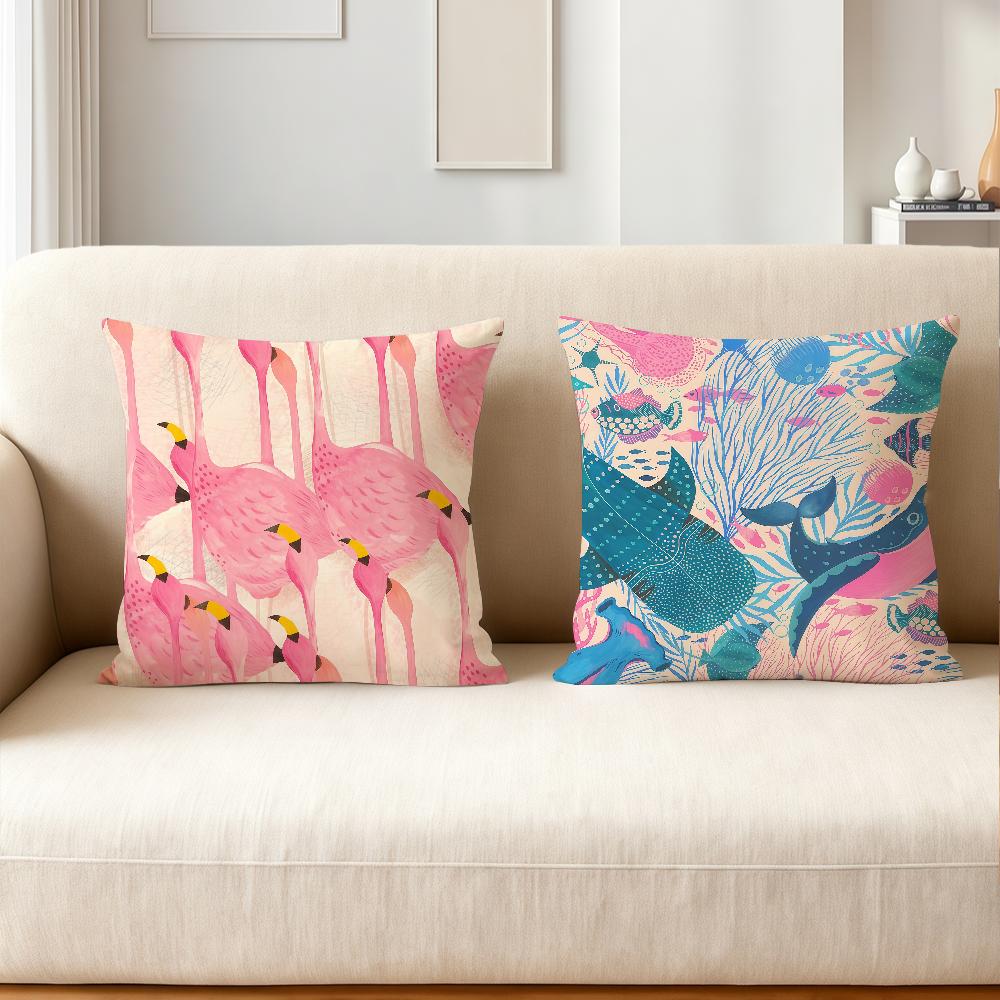Under The Sea G-grace A-andersson Pillow Case Applicable Space For Guest Rooms Interiors Cars Office House Decoration
