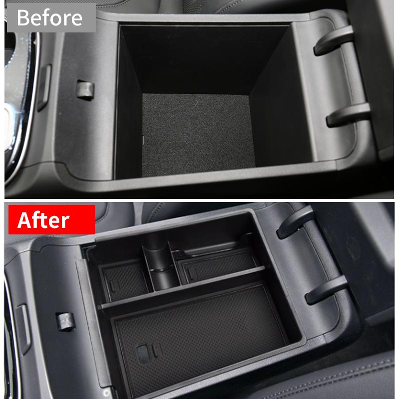 For Hyundai Tucson NX4    Hybrid N Line Car Central Armrest Storage Box Organizer Container Tray Case Accessories