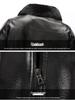 Men's Fur Collar Leather Jacket - Warm, Thickened PU for Middle-aged & Elderly