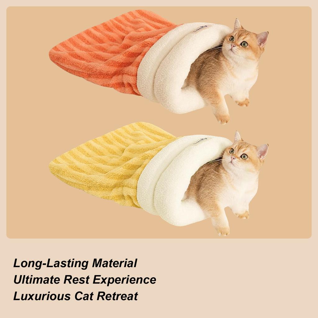 Sleeping Bag for Dogs Winter Snuggle Pouch for Pet Washable Cat Sleeping Bag for Apartment Outdoors Balcony Living Room Travel