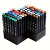 1pc 36Grids Art Markers Pen Holder, Desktop Marker Storage Box, Marker Pen Storage Organizer, Empty Storage Box (Without Marker)