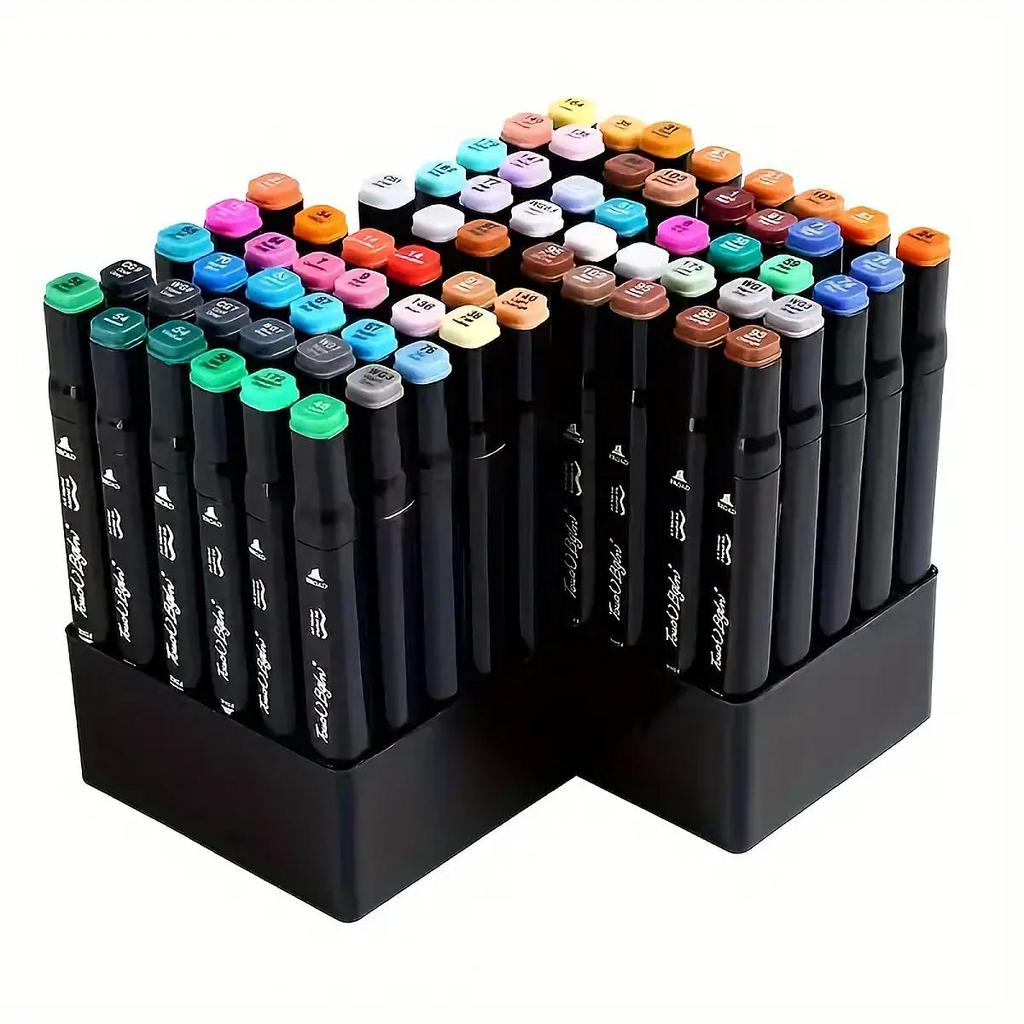 1pc 36Grids Art Markers Pen Holder, Desktop Marker Storage Box, Marker Pen Storage Organizer, Empty Storage Box (Without Marker)