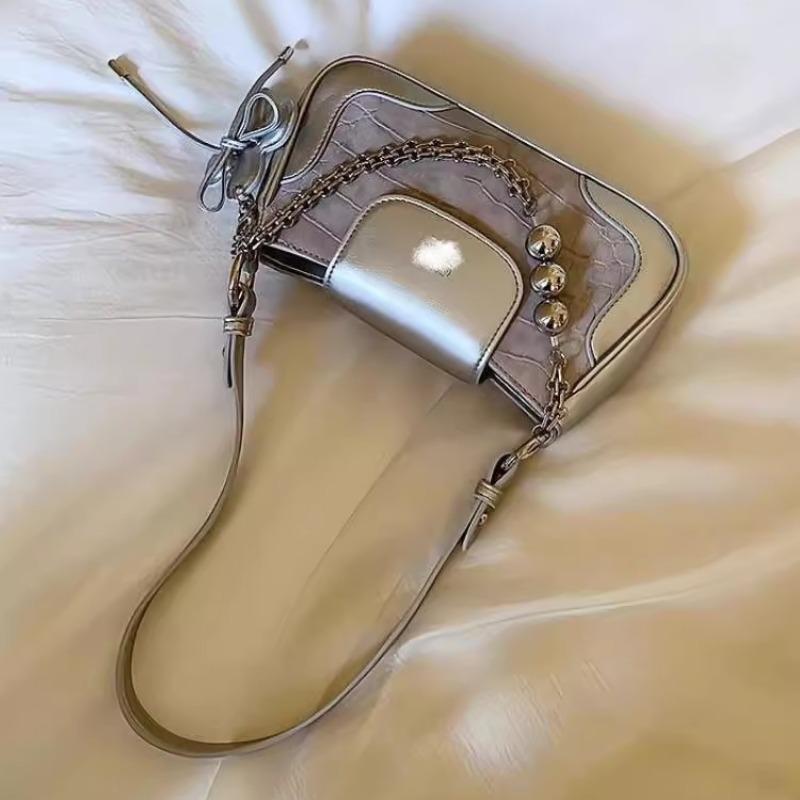 Achseltasche Damen Nischendesign Hochwertige Einzelschultertasche Modische Baguette-Tasche