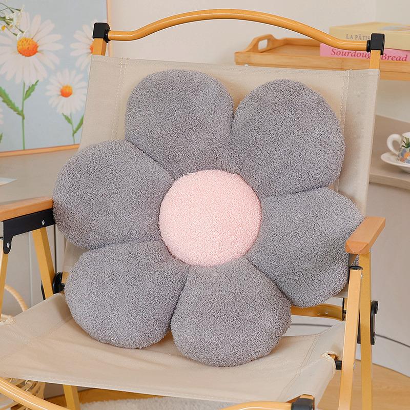 40-60cm Daisy Flower Plush Cushion Colorful Petal Throw Pillow Plush Toy Sofa Cushion Home Decoration Office Nap Headrest Gifts