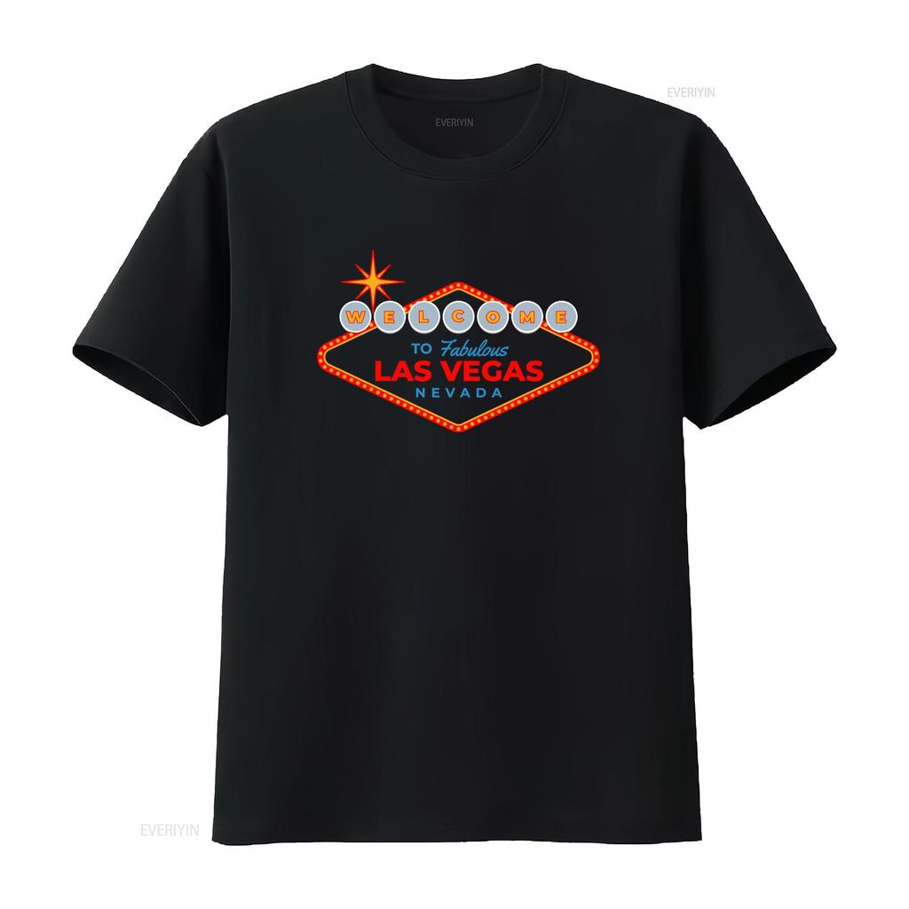 Las Vegas T Shirt Welcome To Fabulous Nevada Vintage Lover Girls Trip  vintage Washed Unisex graphic designer clothes Casual