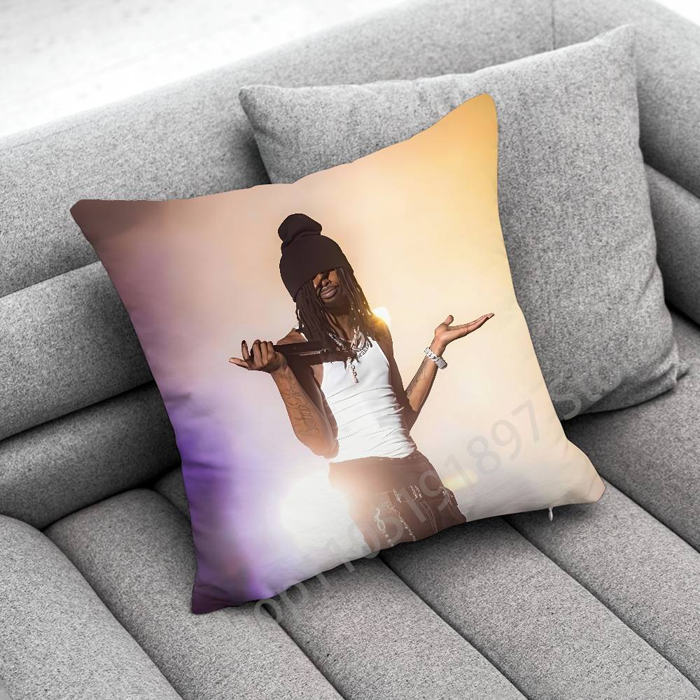 Federa per Cuscino Decorativo P-Playboi C-Carti Music Whole Lotta Red Per 50x50cm 40x40cm 45x45cm 30x30cm Quadrata Federa per Cuscino da Camera