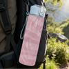 1PC Dusty Pink Swirl Texture Print 750ml Color Plastic Sports Water Bottle Leakproof Flip Straw Lid Suitable for Sports Office Home Use