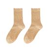Socks Women's Season Medium Tube Socks Ideas Yarn Lace Stacking Socks Cotton Socks Boneless Women's Socks Versatile Socks Socks Industry