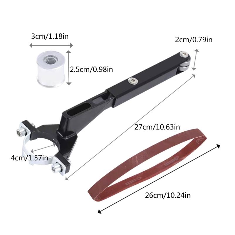 Angles Grinder Modified Sand Belt Machine Electric Belt Grinder Air Belt Sander Attachment Sander Sanding Belt Adapter