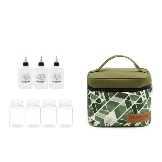 Outdoor Seasoning Storage Bottles Bag Portable Bag Anti-scratch Spice Storage Pouch Filter Holes Spice Dispenser Handheld Storage Bag