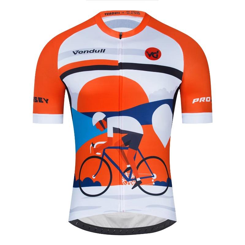 Radtrikot Team Sommer Kurzarm Mann Outdoor MTB Fahrrad Radsportbekleidung Ropa Ciclismo Maillot Schnelltrocknend Sportbekleidung