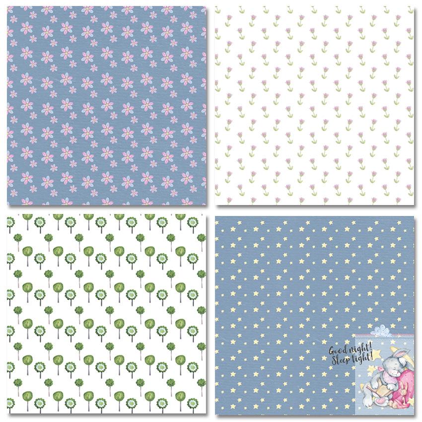 24 Sheets Cartoon Animal Theme Love heart Craft Paper Pads Cutting Dies Art Background Origami Scrapbooking Card Making