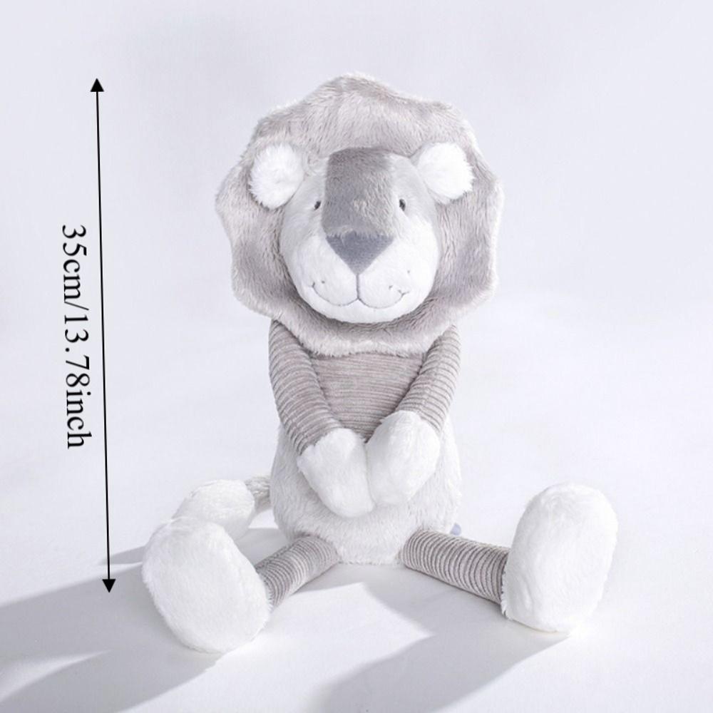 Animals Soft Long Leg Lion Fluffy Kawaii Stuffed Animal Cute Cartoon Baby Appease Birthday Gifts