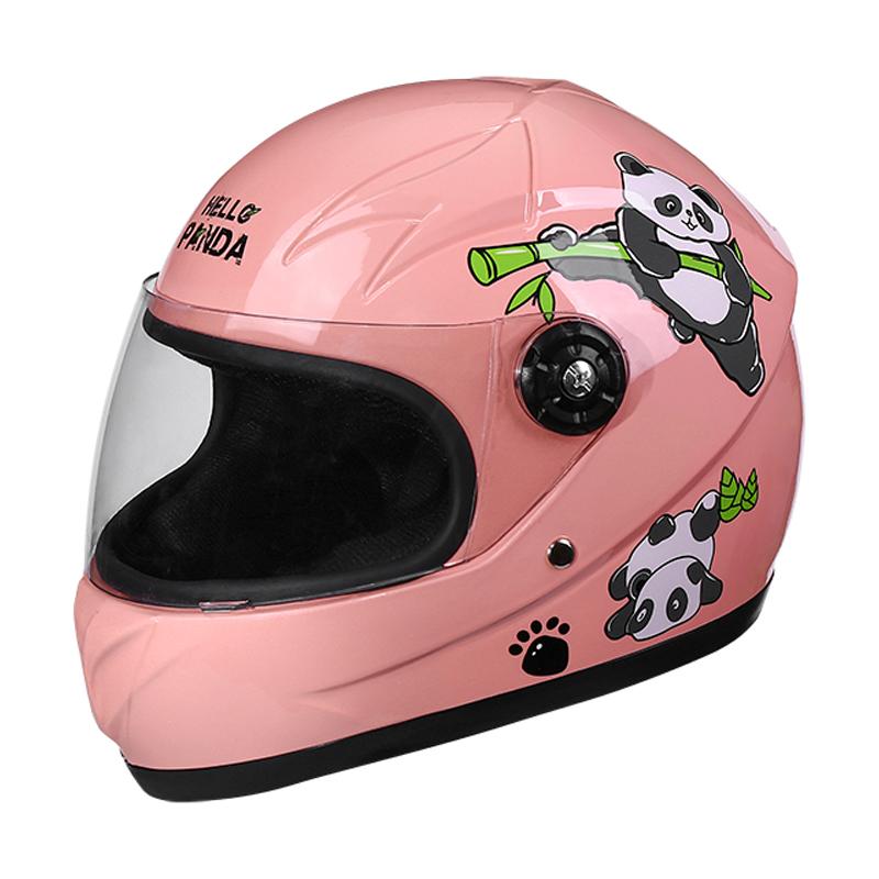 Children s full-face helmet cute cartoon motorcycle and electric bike helmet for boys and girls all seasons 2001 3 фото