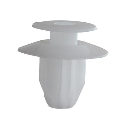 10 Pieces Door Panel Retainer; White Nylon for Honda: 91560-S9A-A01 Toyota:90467-10161