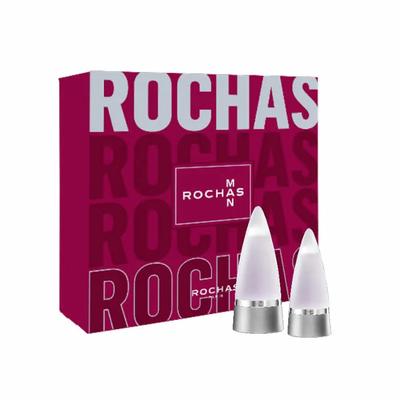 Rochas Man toaletní voda s rozprašovačem 100 ml sada 2 kusů