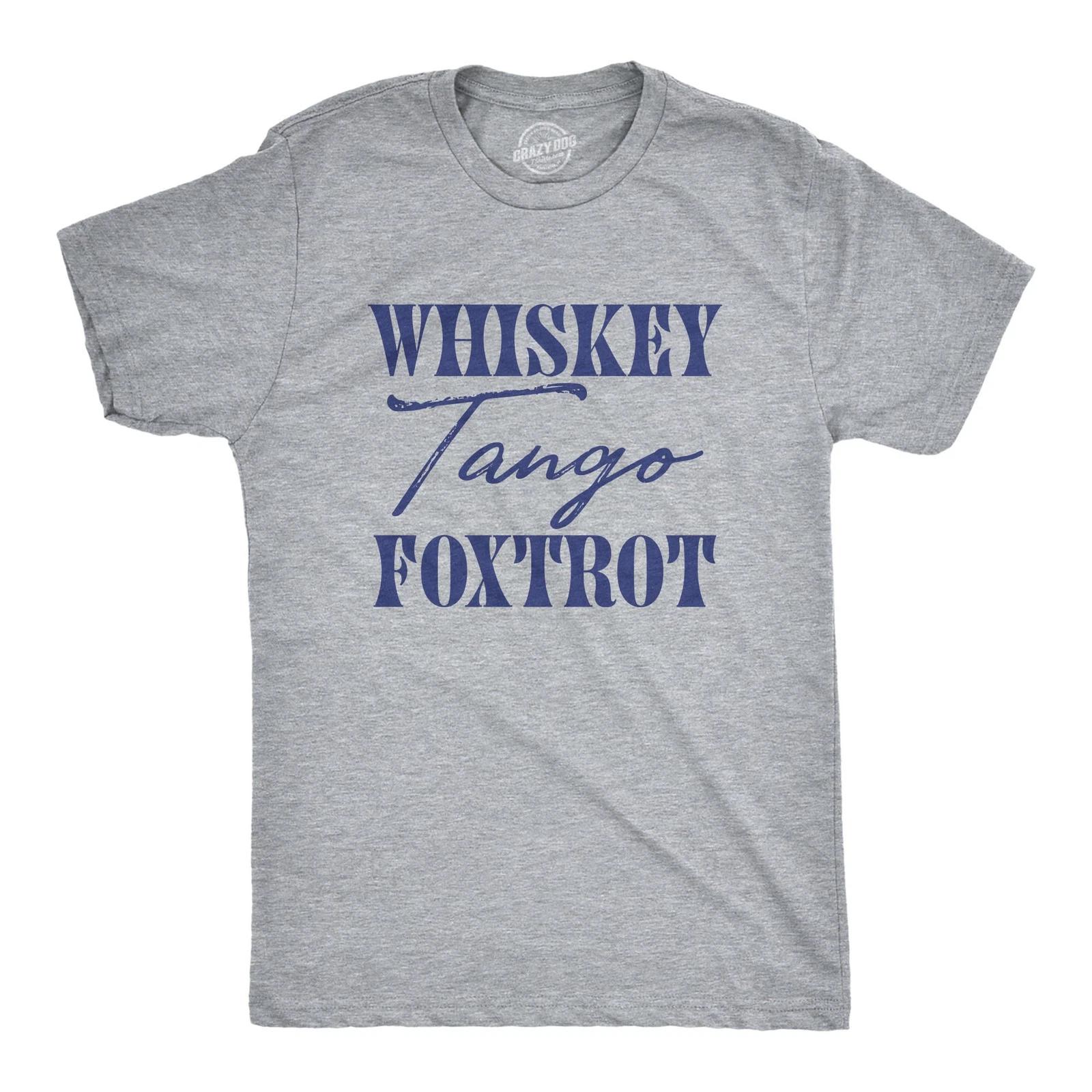 Mens Whiskey Tango Foxtrot T Shirt Funny WTF Phonetic Alphabet Tee for Guys XXXL
