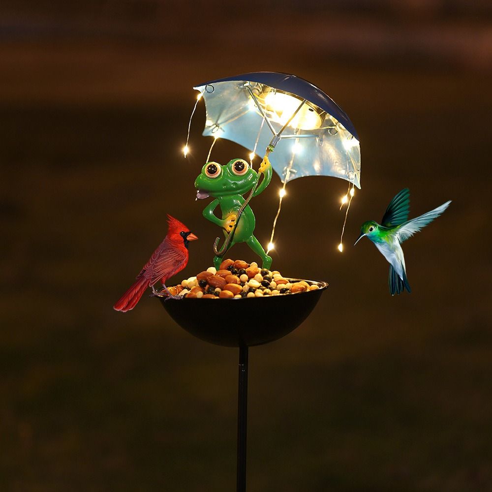 Premium Metal Material Metal Ground Stake Feeder Landscape Light Feeder Outdoor Spaces