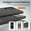 Smart Silicone Wristband Bracket Phone Case For Samsung Galaxy S23 S24 S25 S26 Ultra Plus Intellgent Control Buttons TPU Cover