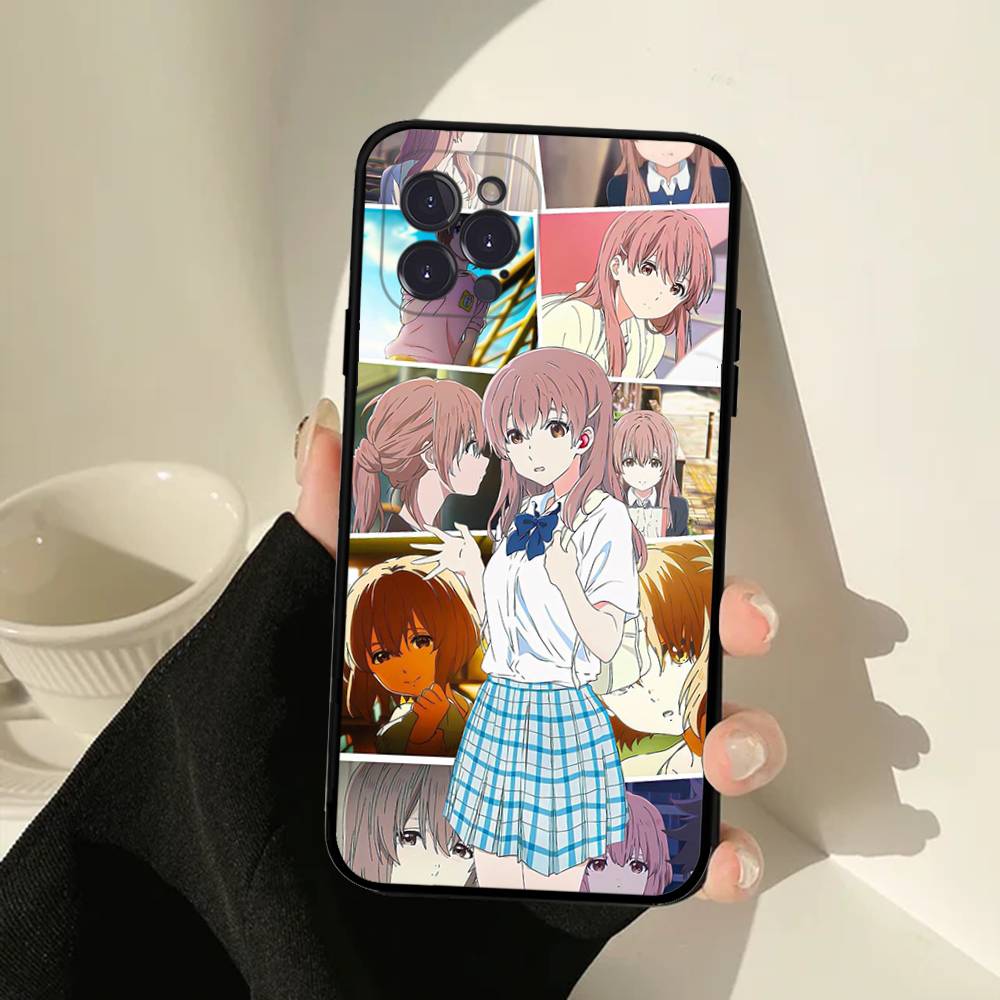 Anime A Silent Voice Phone Case For IPhone 16 15 14 13 12 11 17 Pro Max Simplicity Back TPU Soft Case