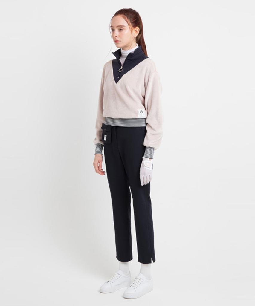 AVEN Pocket Slit Pants Navy