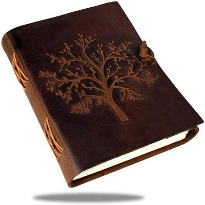 Ledertagebuch „Baum des Lebens“, Notizbuch, handgefertigt, in Leder gebunden, tägliche Notizblöcke für Männer und Frauen, bestes Geschenk für Kunstskizzenbuch, Reisetagebuch