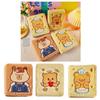Soft Plush Card Storage Book Cute Capybaras Butter Bear Mini Photo Album 3Inch Picture Photocard Binder Card Sleeves