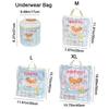 4Pcs/Set Cartoon Bear Laundry Bag Zippered Puppy Printed Laundry Bag  Laundry Care