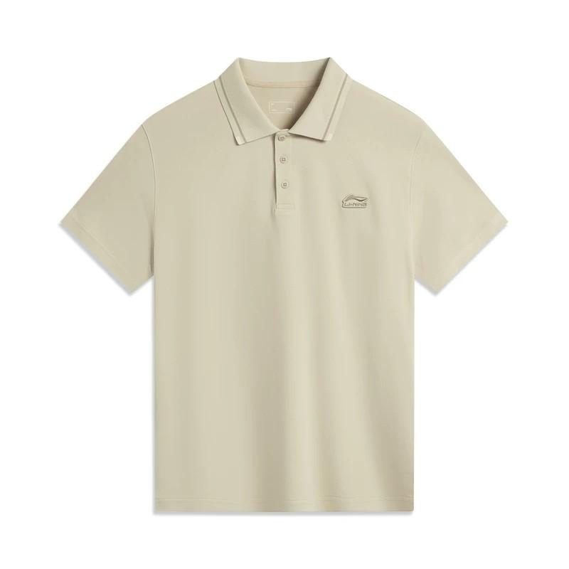 

Li-Ning Coastal Gray Summer Simple Comfortable Versatile Polo Shirt Men tops APLV459-3 S