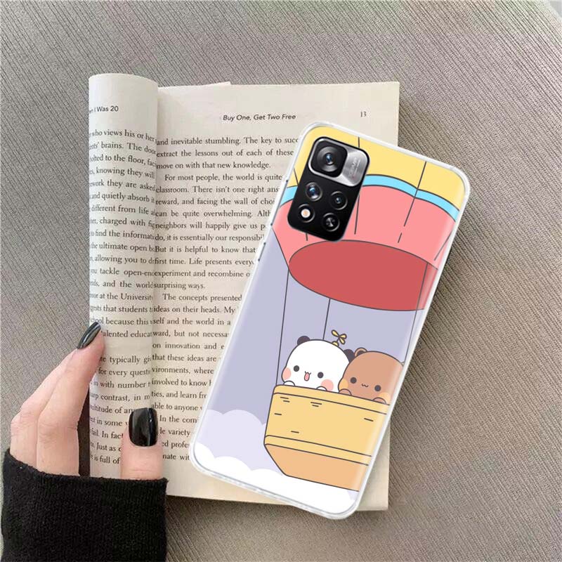 

Cute BuBu DuDu Phone Case For Redmi Note 13 12 Pro Plus 14 15 Pro 5G 11 11T 11E 11S 10 Pro 10S 9 9S Cover Cell Clear TPU Capa Ca Redmi Note 11T(11)5G