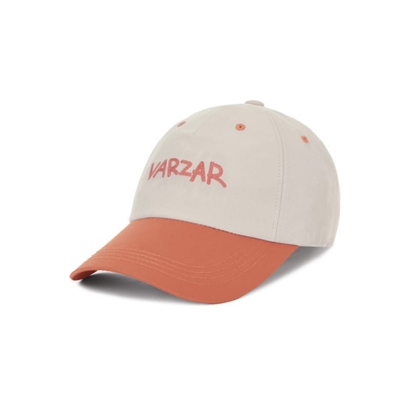 VARZAR Scribble Two-Tone 5-Panel Cap Beige/Orange