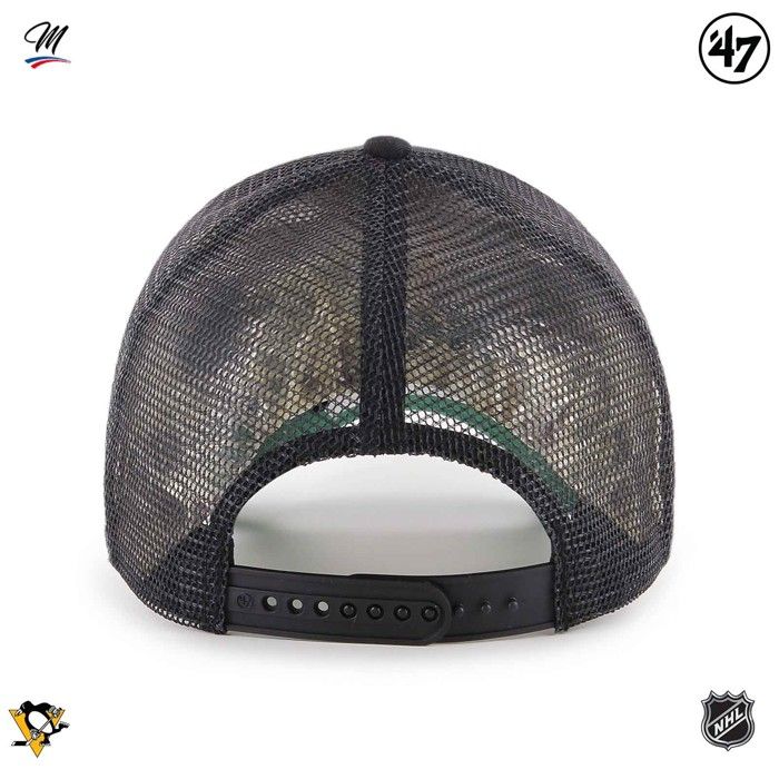 47 Brand Adjustable Cap - BRANSON Pittsburgh Penguins noir