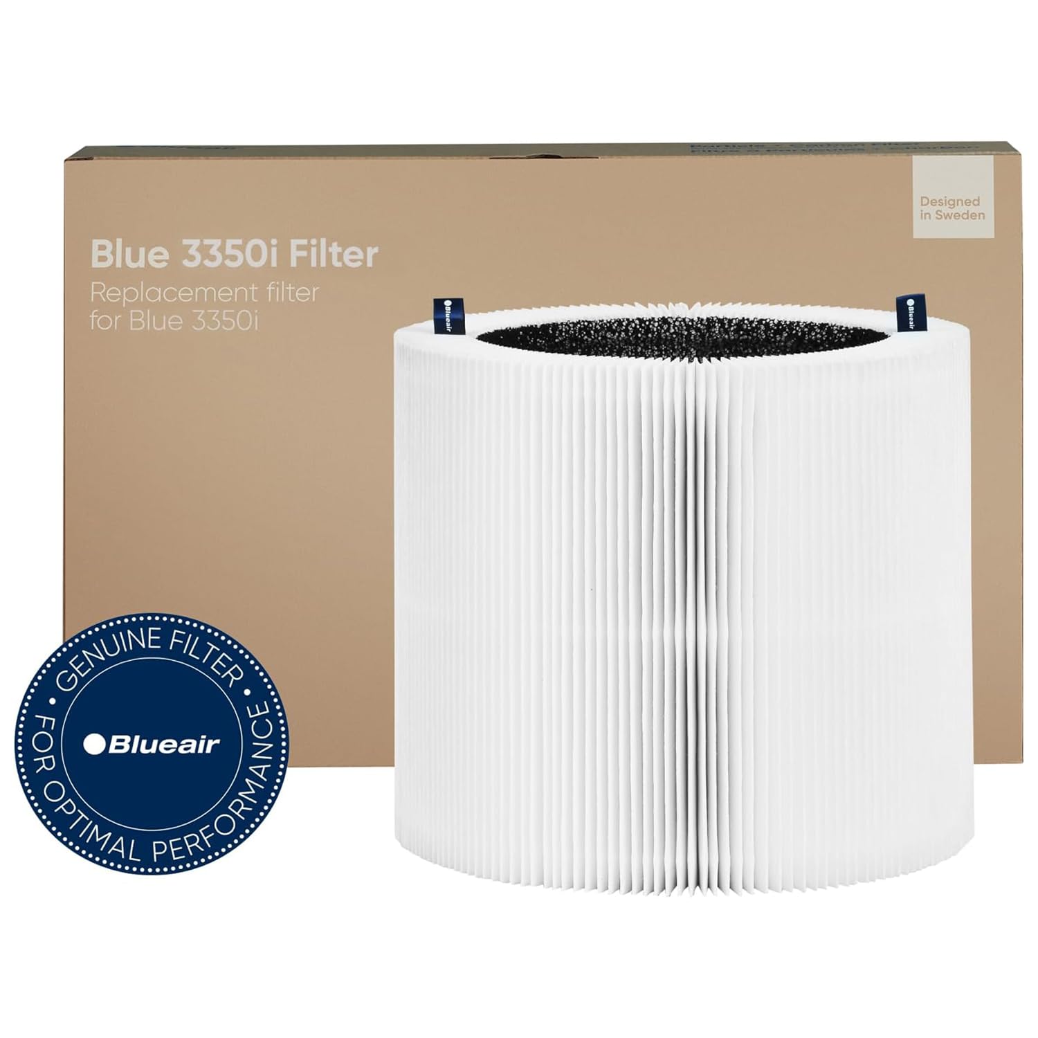 

Blueair Air Purifier Filter Blue Max 3350i Replacement Filter Particle Plus Carbon 110411 [Genuine Product] білий