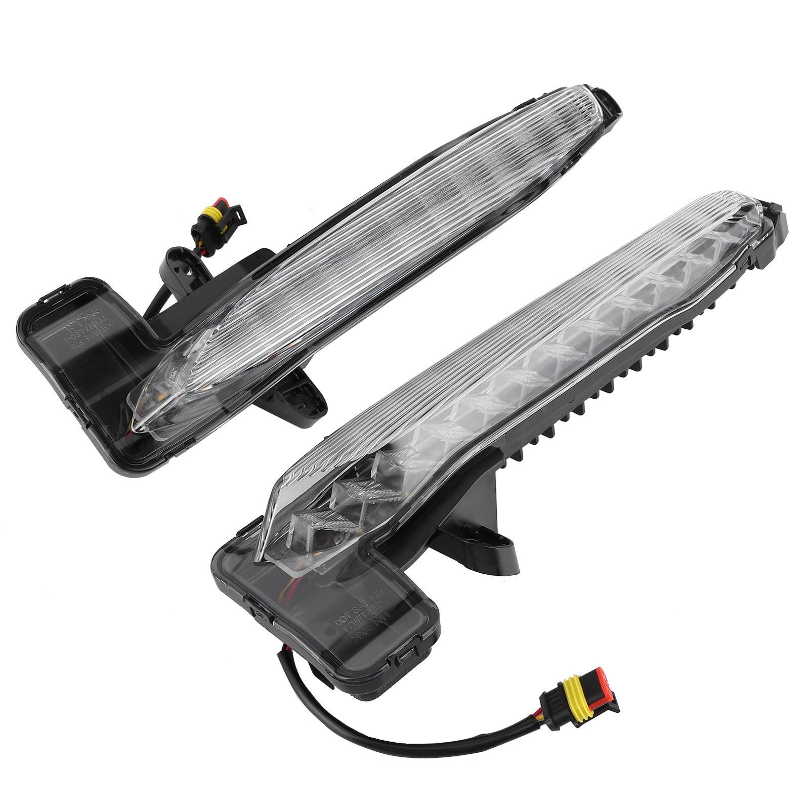 

Pair Car LED Daytime Running Light Front Bumper White and Yellow Lamp Fit for Corolla SE XSE 2020‑2021