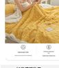 Lambswool & Taffeta Plush Multicolor Blanket - Ideal for Office, Autumn, Winter & All Seasons