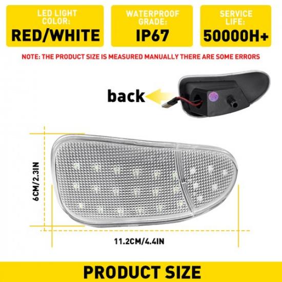 2X LED Door Courtesy Light Lamp For 1997-2003 Ford F150 Super Bright Accessories