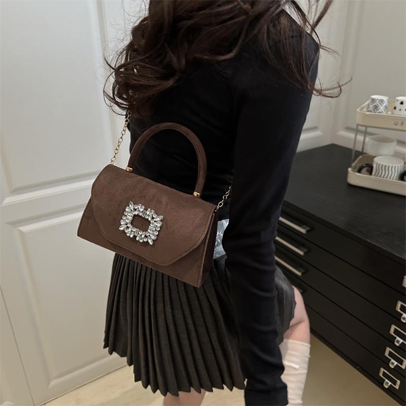 The New Foreign-style Messenger Bag Is Fashionable and Simple, This Year's Popular Bag 2025 Spring Small Square Bag Casual Shoulder Bag Women